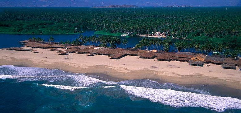 Praia Barra de Coyuca em Acapulco Praia Barra de Coyuca em Acapulco